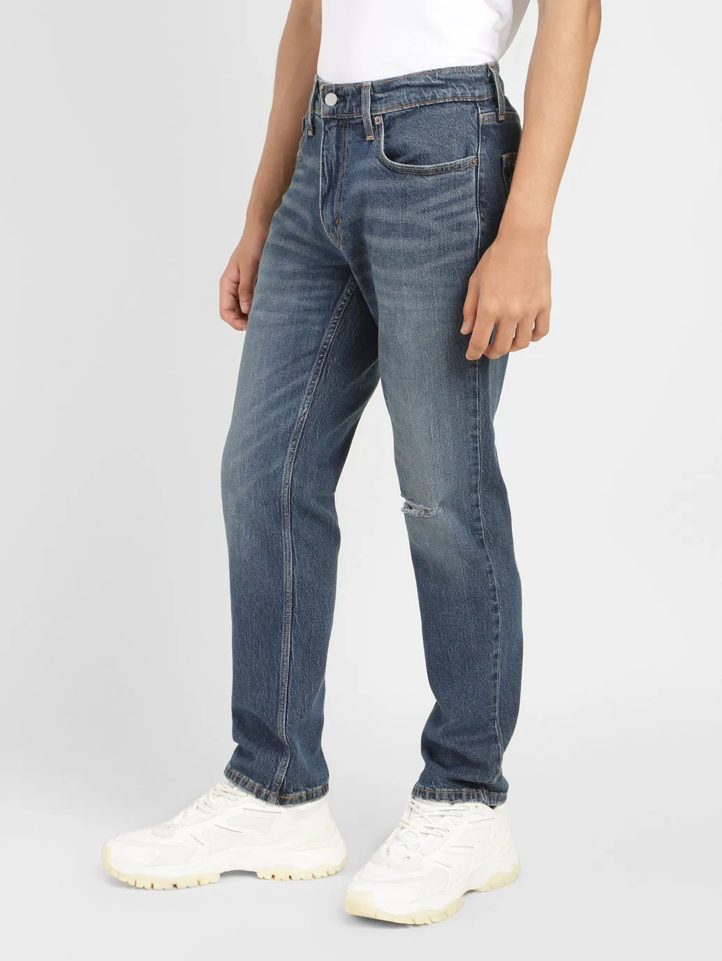 Men's 541 Blue Tapered Fit Mid Rise Jeans