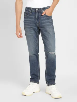 Men's 541 Blue Tapered Fit Mid Rise Jeans