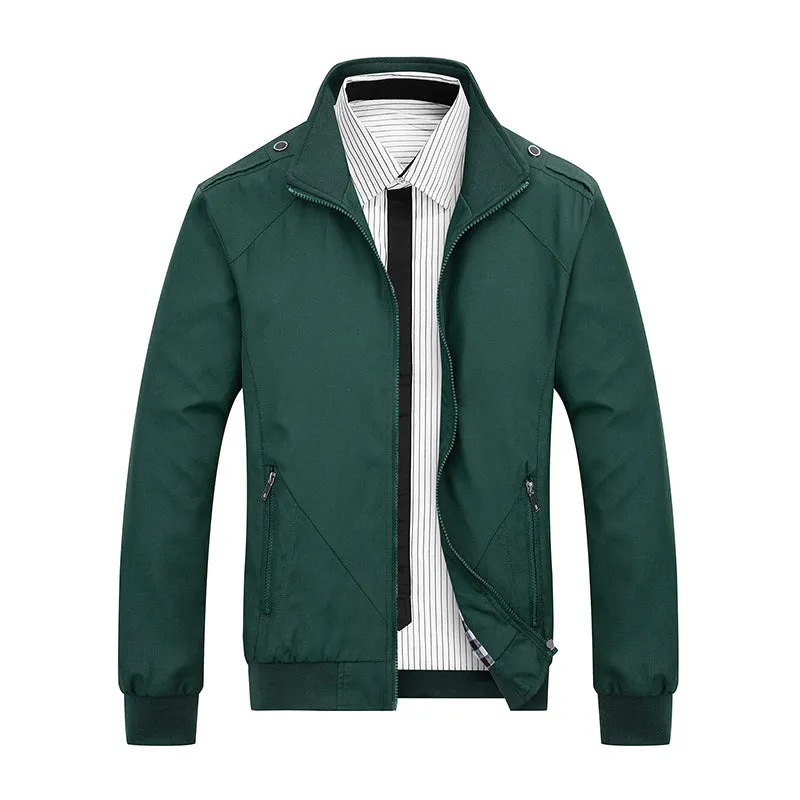 Men's New Slim Solid Color Casual Jackets