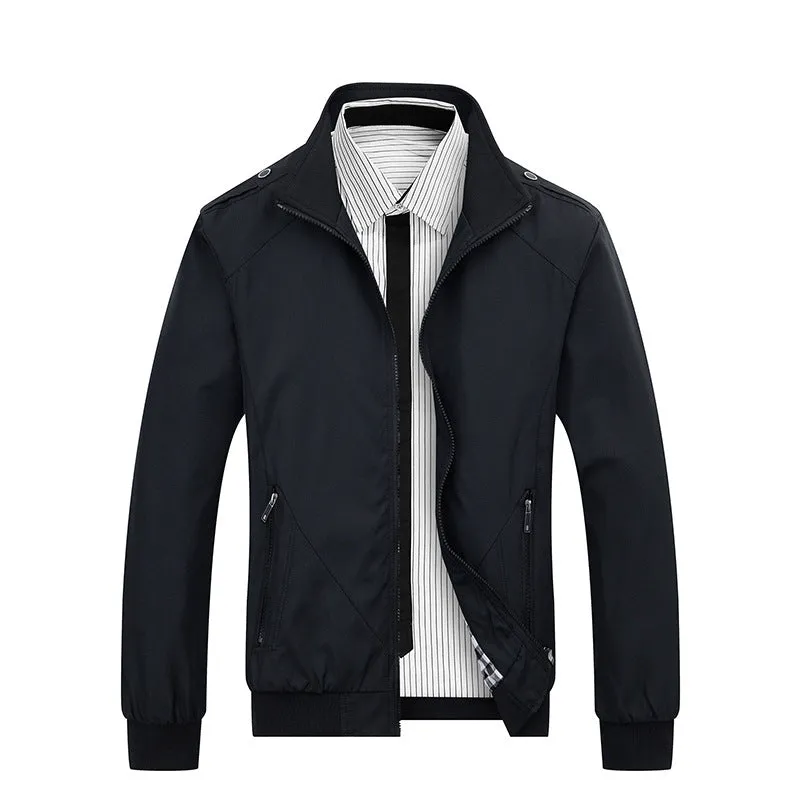 Men's New Slim Solid Color Casual Jackets