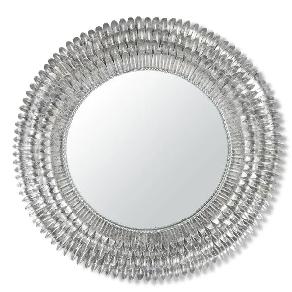 Metal Feather Edge Mirror (Only Available Through Haiti Showroom)