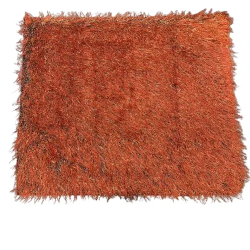 Metallic Faux Fur Tinsel Ostrich Feather Fabric