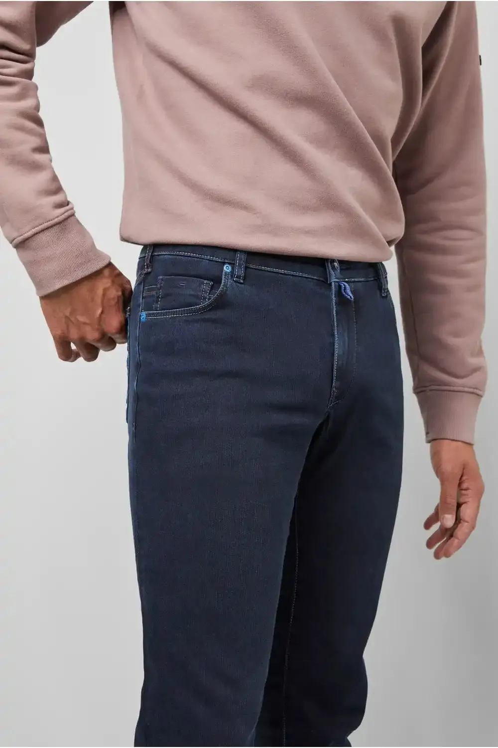 Meyer M5 Jeans Slim Leg Blue/Black