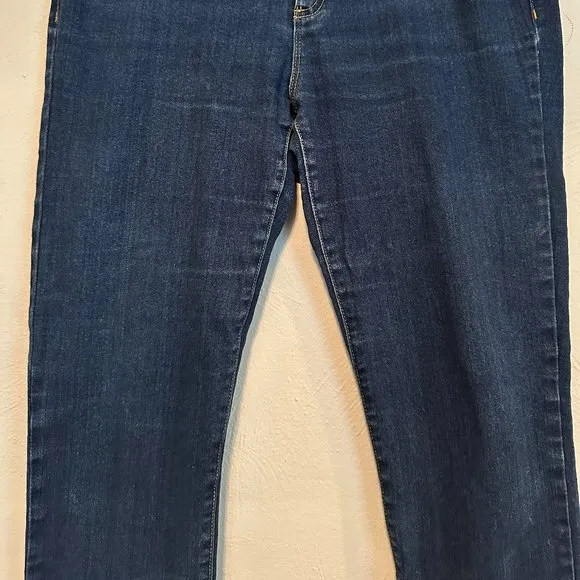 Micheal Kors Women's Skinny Capri Cropped Dark Wash Denim Jeans Size 10