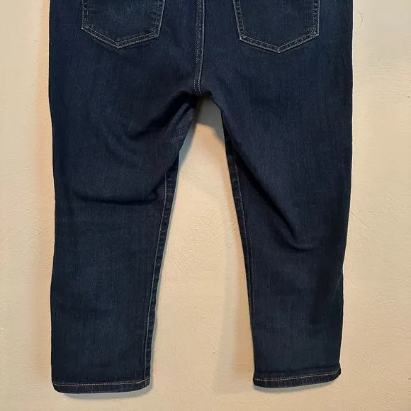 Micheal Kors Women's Skinny Capri Cropped Dark Wash Denim Jeans Size 10