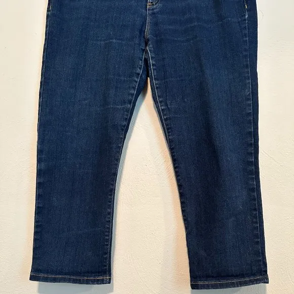 Micheal Kors Women's Skinny Capri Cropped Dark Wash Denim Jeans Size 10