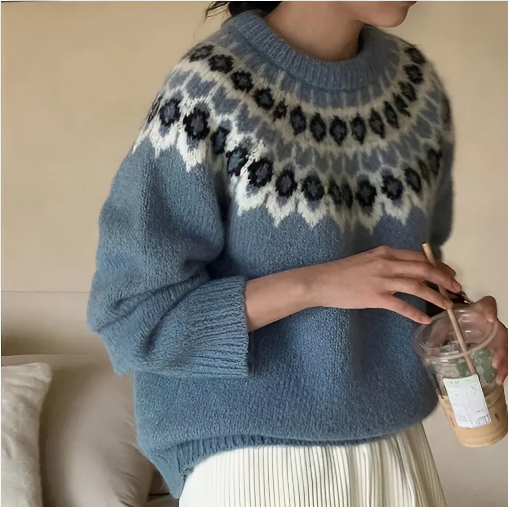 Milena | Jacquard Sweater