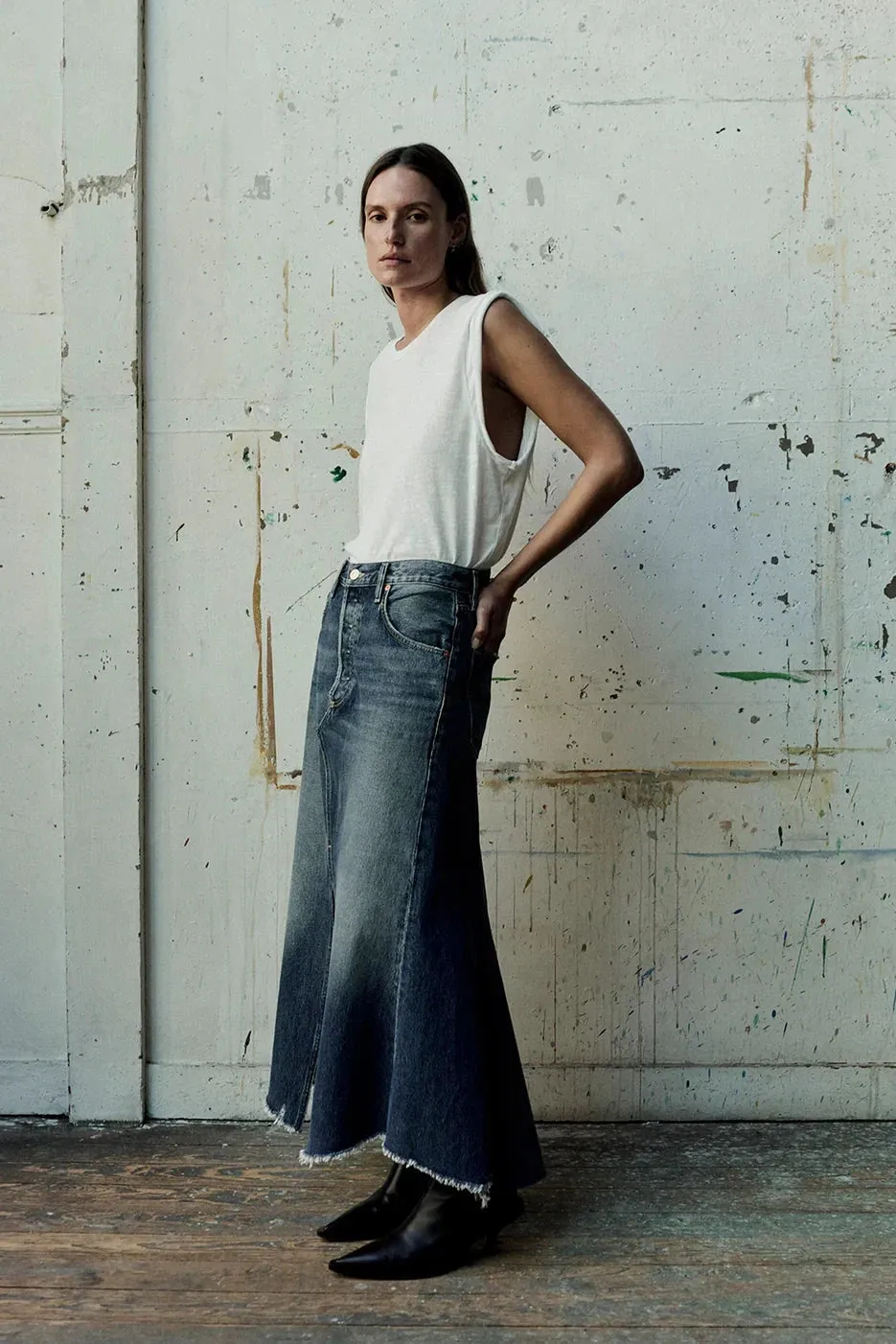 Mina Reworked Skirt in Brielle