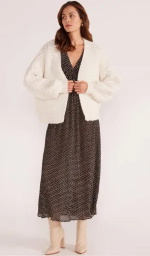 MINKPINK - Abby Textured Knit Cardigan (Final Sale)