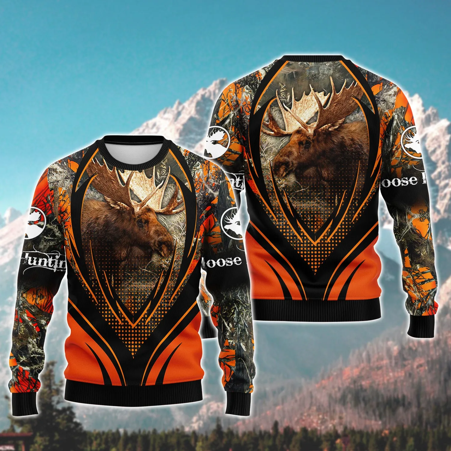 Moose Hunting - 3D Full Print Shirts - Tad 525