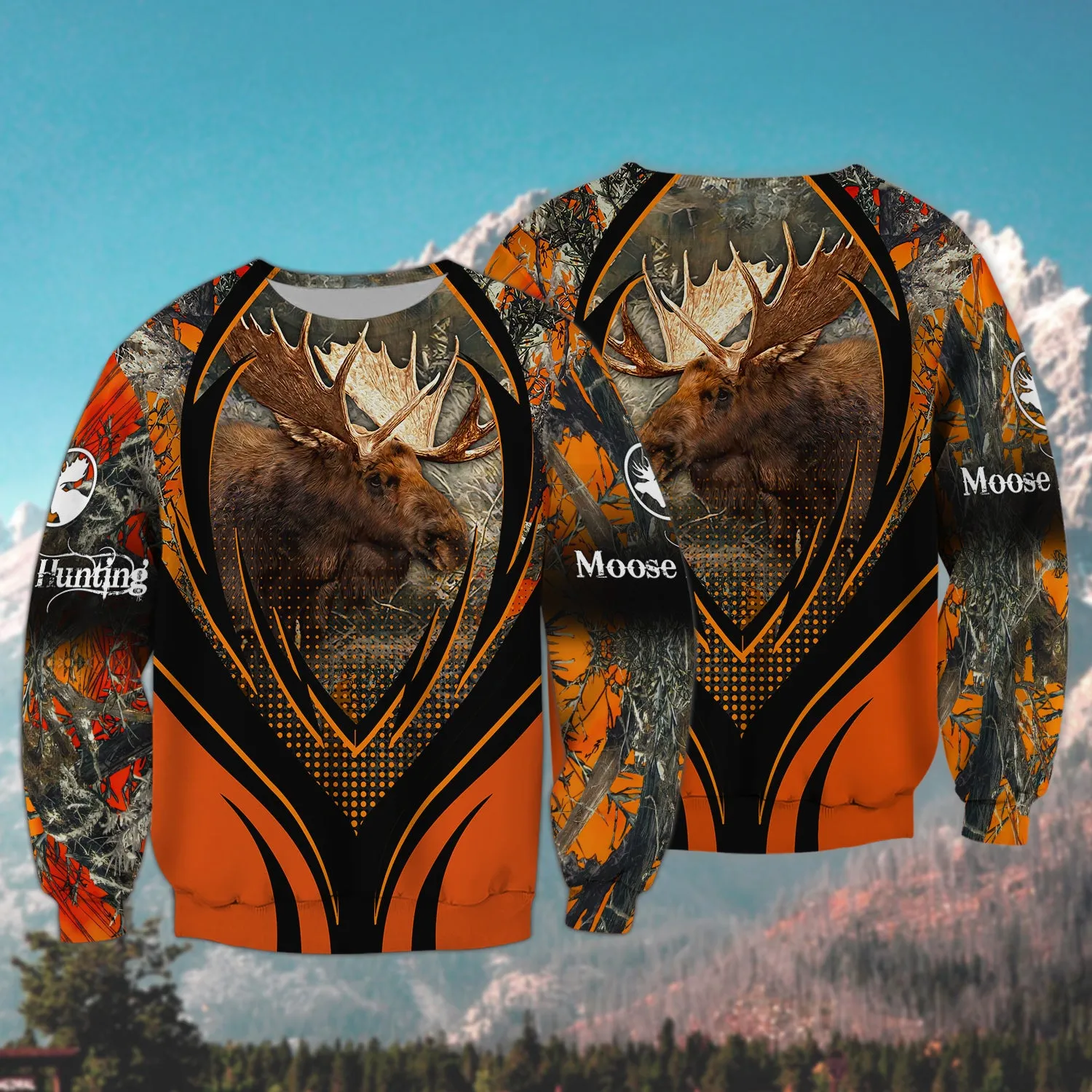 Moose Hunting - 3D Full Print Shirts - Tad 525