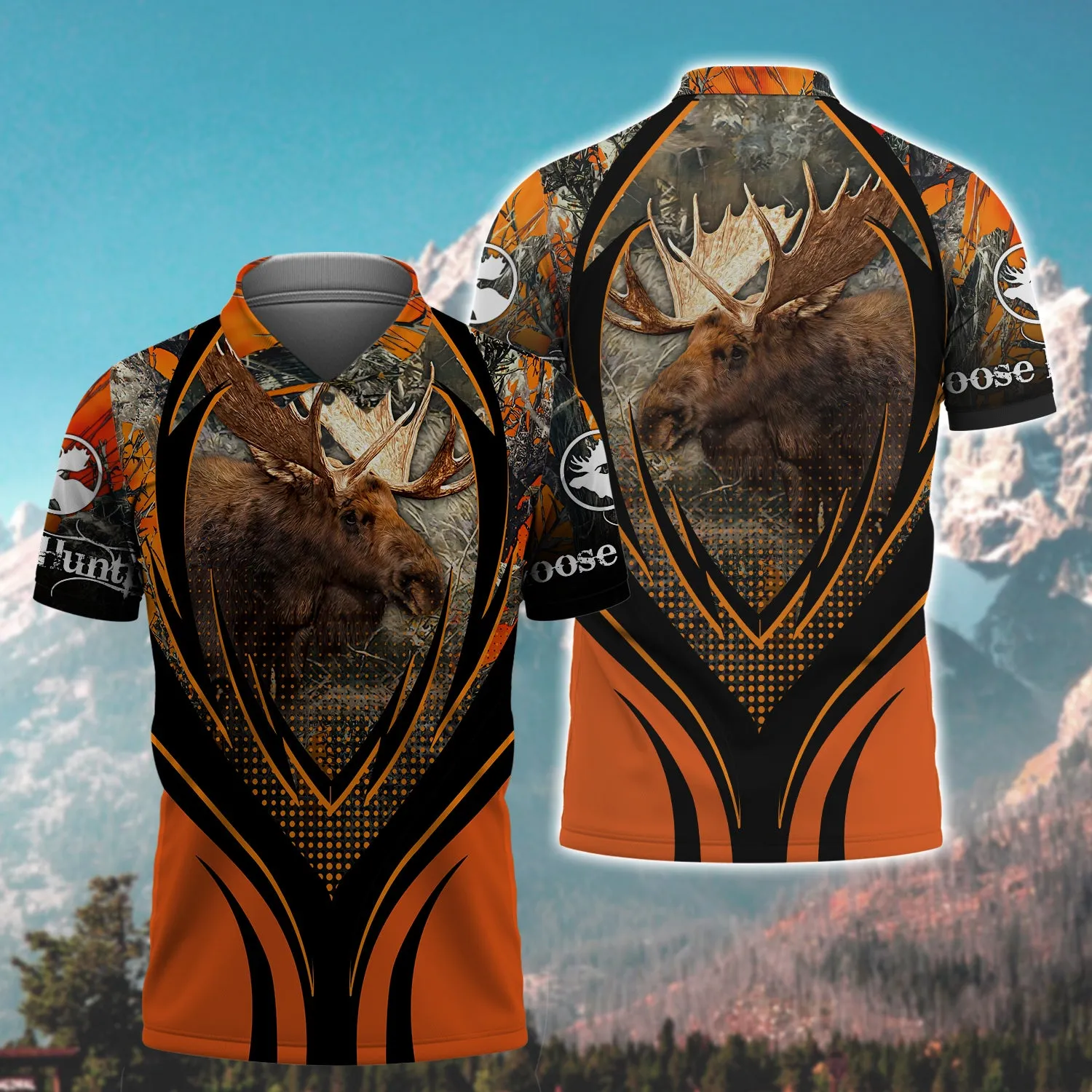 Moose Hunting - 3D Full Print Shirts - Tad 525