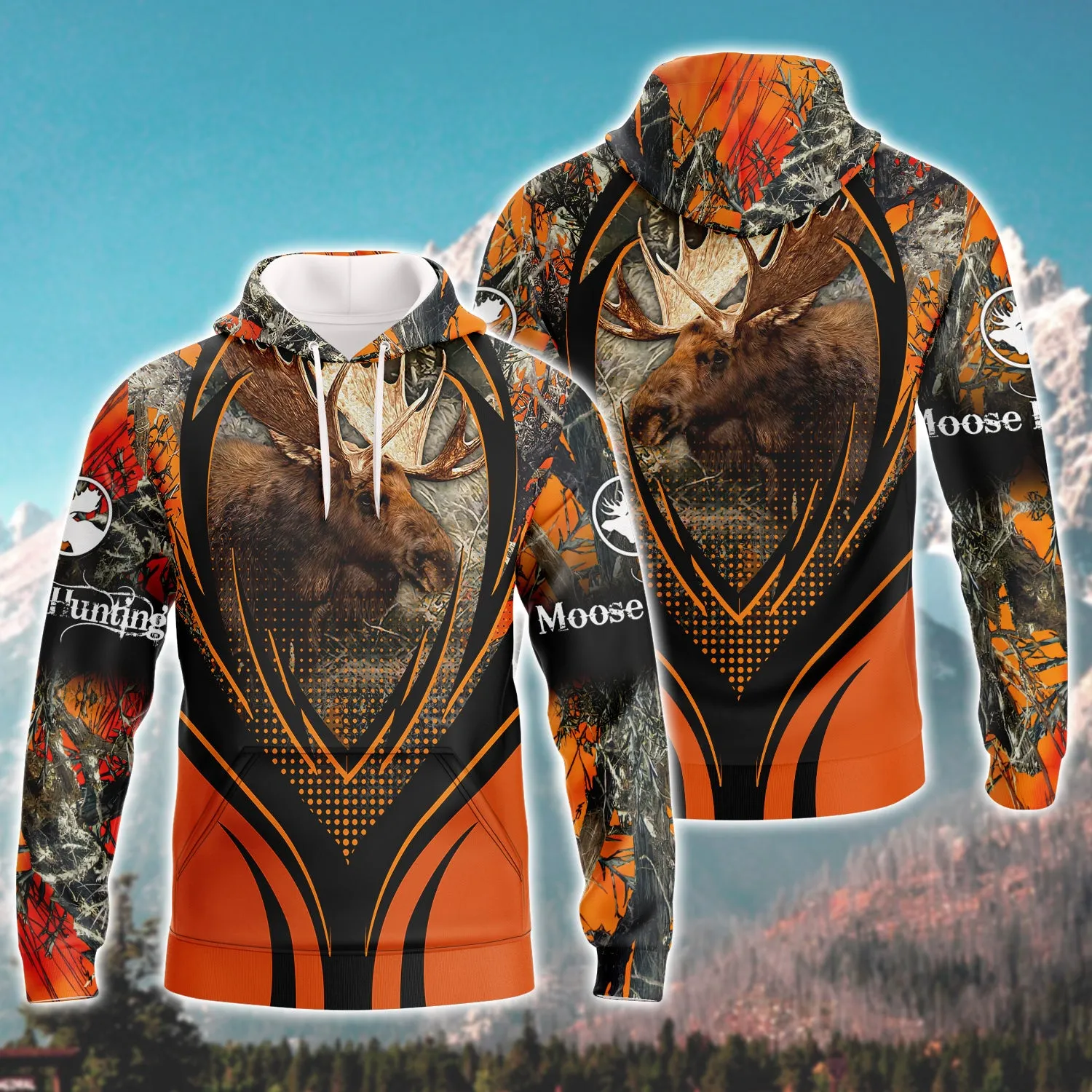 Moose Hunting - 3D Full Print Shirts - Tad 525