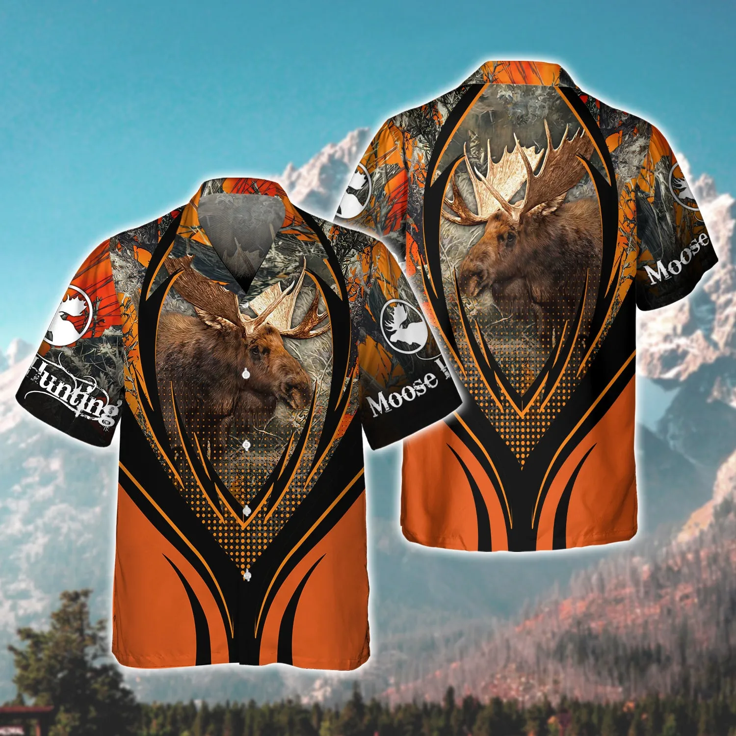 Moose Hunting - 3D Full Print Shirts - Tad 525