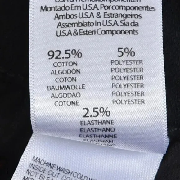 Mother Insider Crop Step Stipe Jeans Black Ankle Size  23