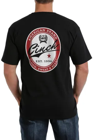 MTT1690468BLK Cinch Men's Blood Sweat and Tears Tee Black