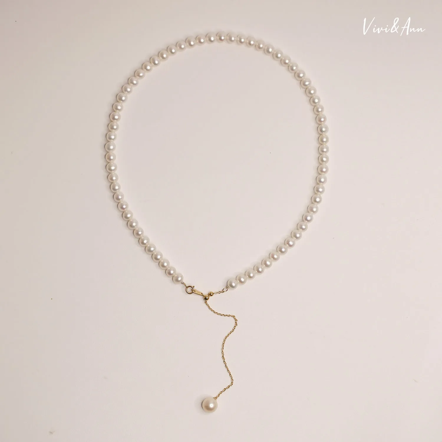 Multi-way Versatile Freshwater Pearl Choker with 18K Clasp Necklace