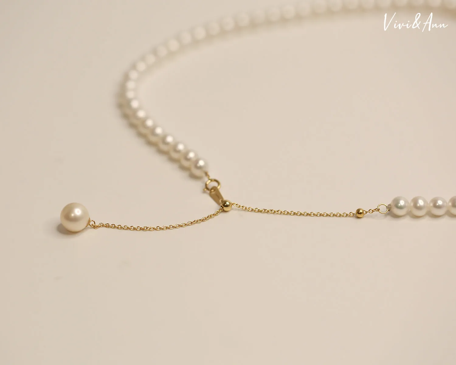 Multi-way Versatile Freshwater Pearl Choker with 18K Clasp Necklace
