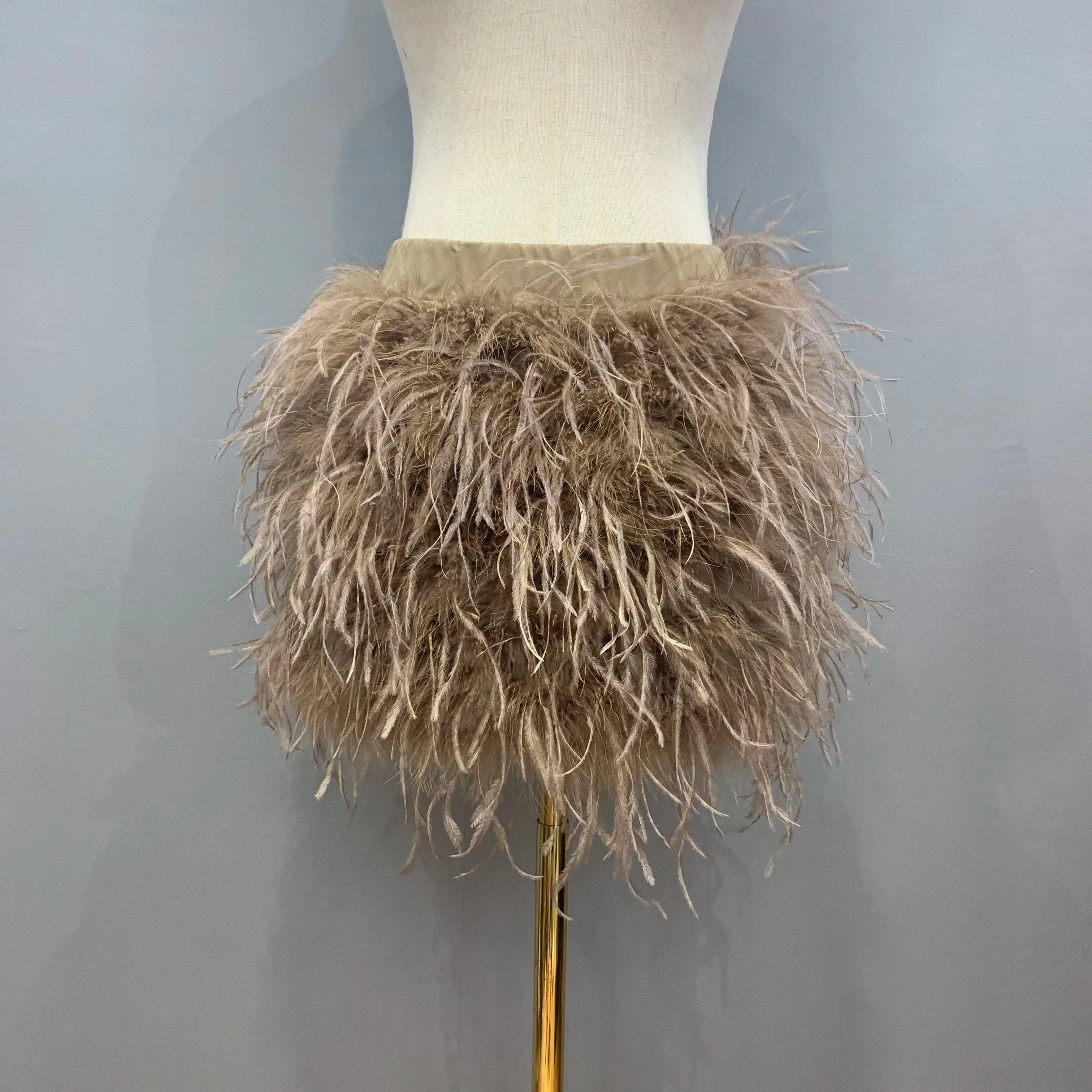 Mya - Ostrich Feather Skirt