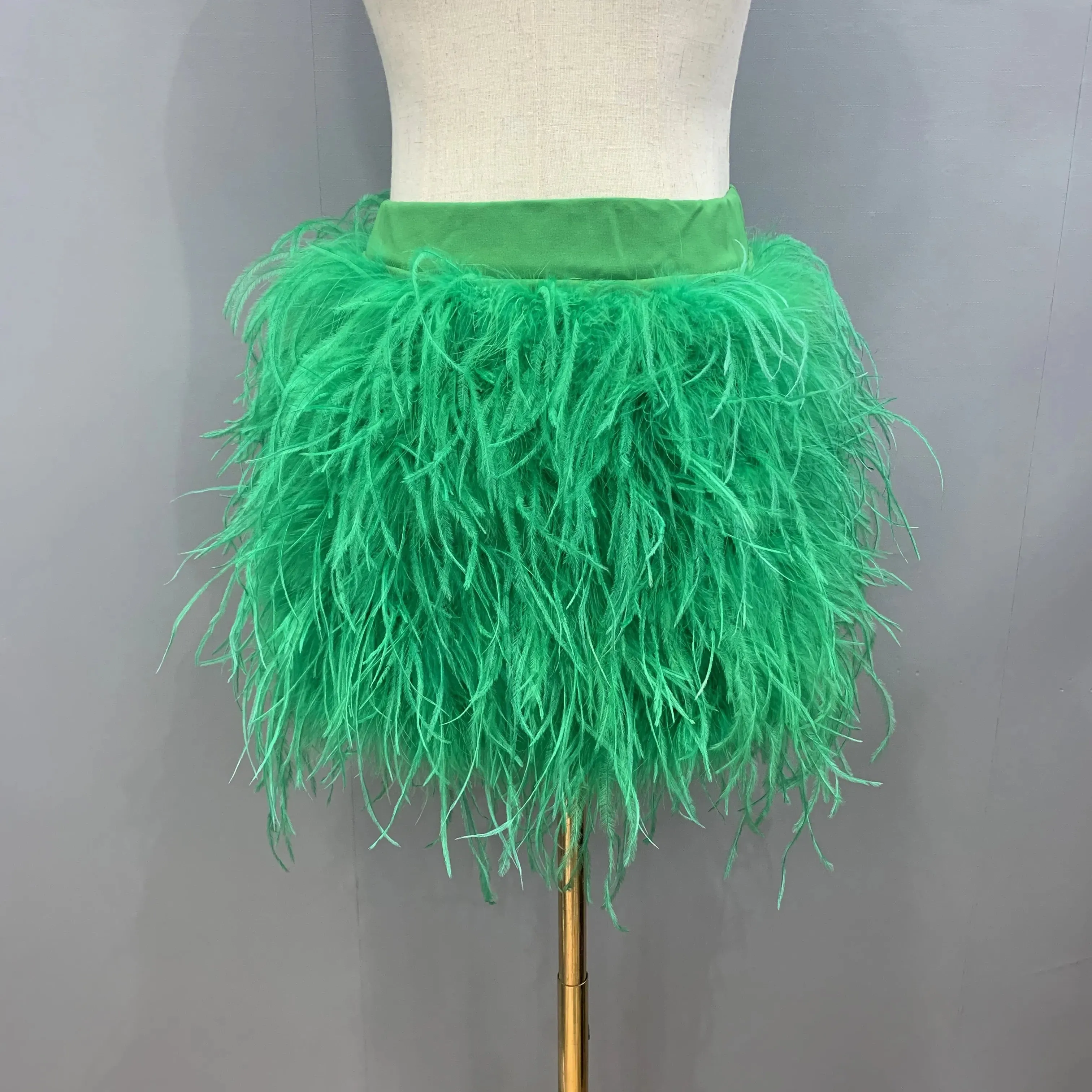 Mya - Ostrich Feather Skirt