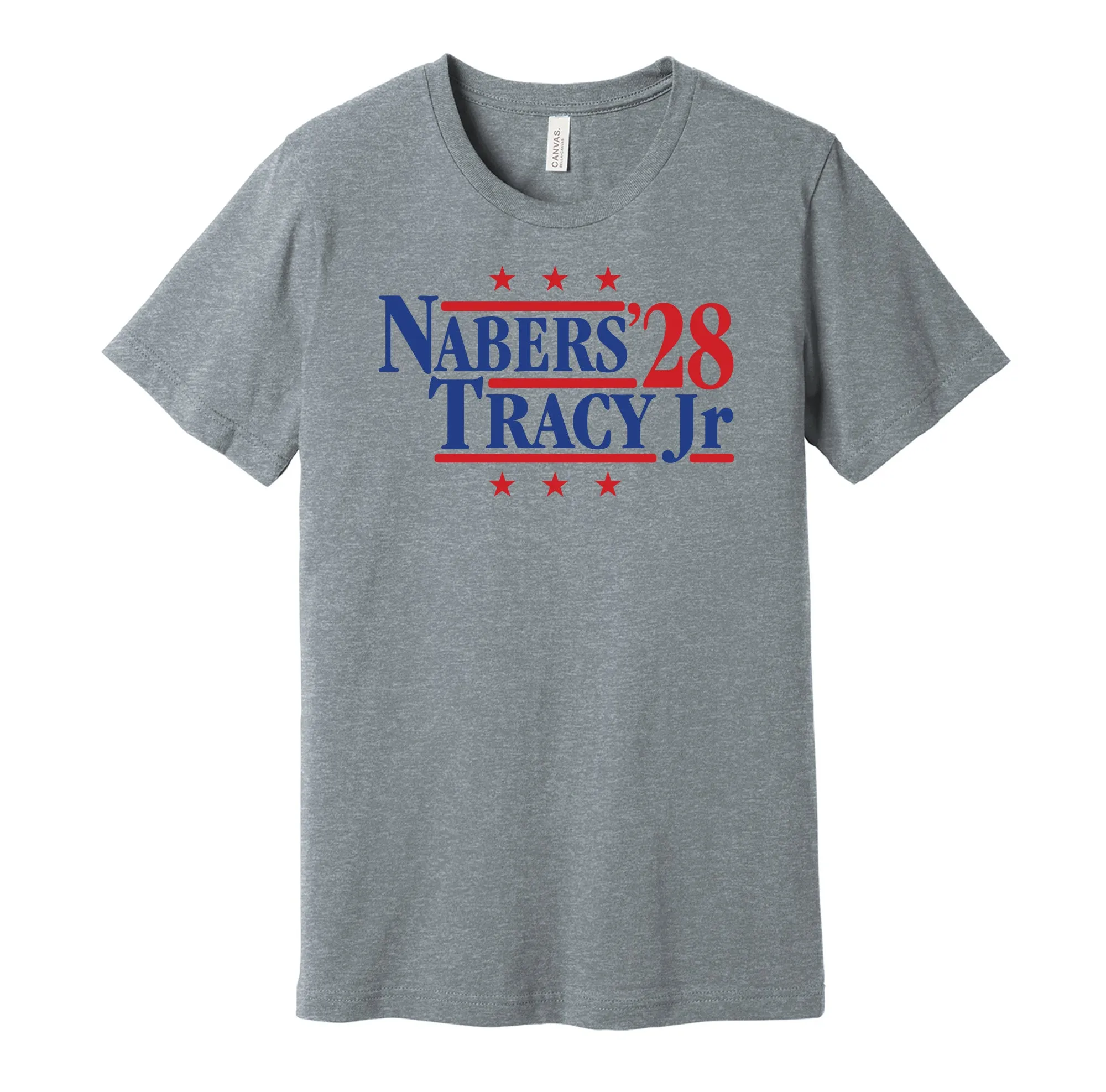 Nabers & Tracy Jr '24 - New York Football Legends Political Campaign Parody T-Shirt - Hyper Than Hype Shirts