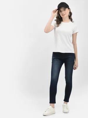Navy Blue Skinny and Stretchable Jeans