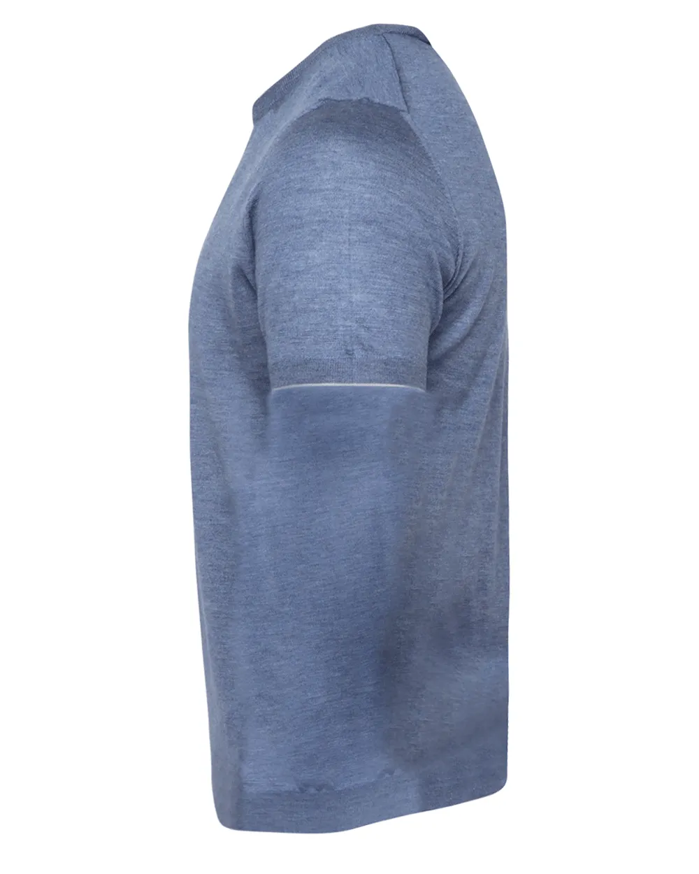 Navy Textured Crewneck Knit