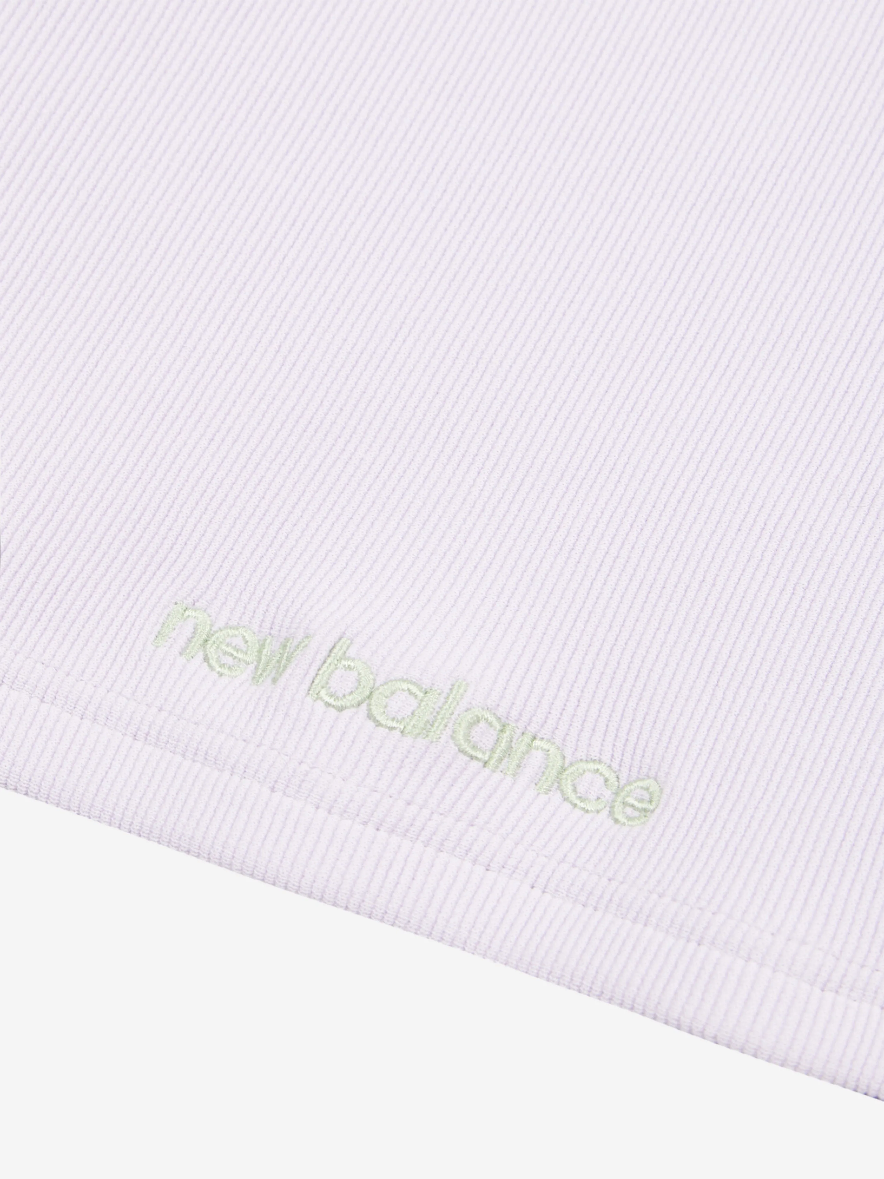 New Balance Girls Premium Rib Vest Top in Purple