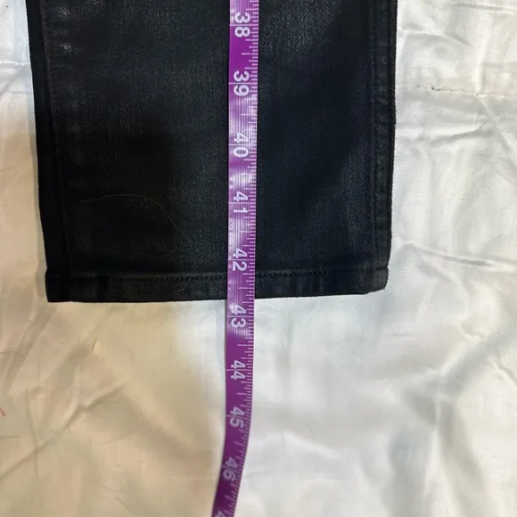 New Madewell Stovepipe Jeans in True Black Wash: Coated Edition!!!