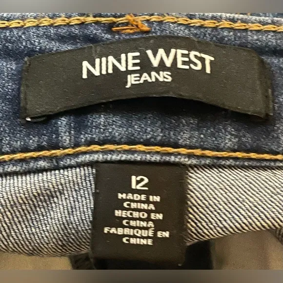 Nine‎ West- Blue Wash Skinny Womans Jeans Size 12
