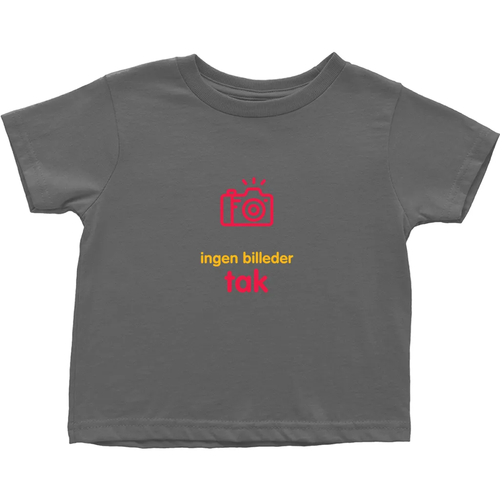 No Photos Toddler T-shirts (Danish)