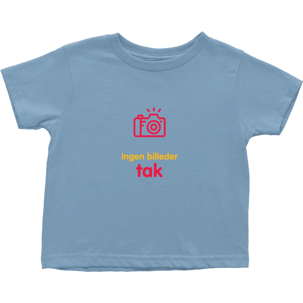 No Photos Toddler T-shirts (Danish)