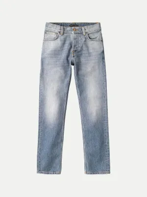 【Nudie Jeans】合身小直筒 微錐彈性丹寧褲／Grim Tim Silver Indigo