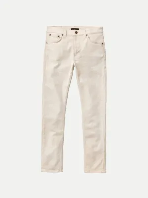【Nudie Jeans】Lean Dean Soaked Cream／11.75oz／合身上寬下窄