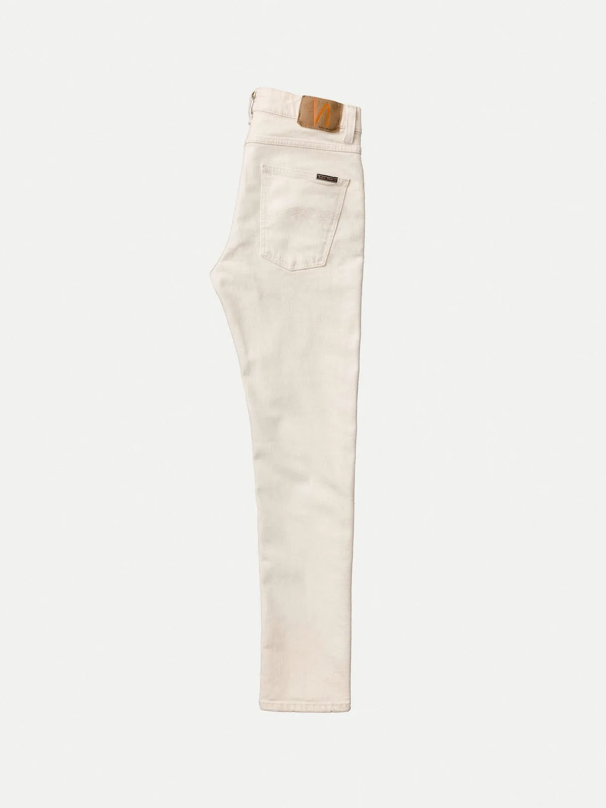 【Nudie Jeans】Lean Dean Soaked Cream／11.75oz／合身上寬下窄