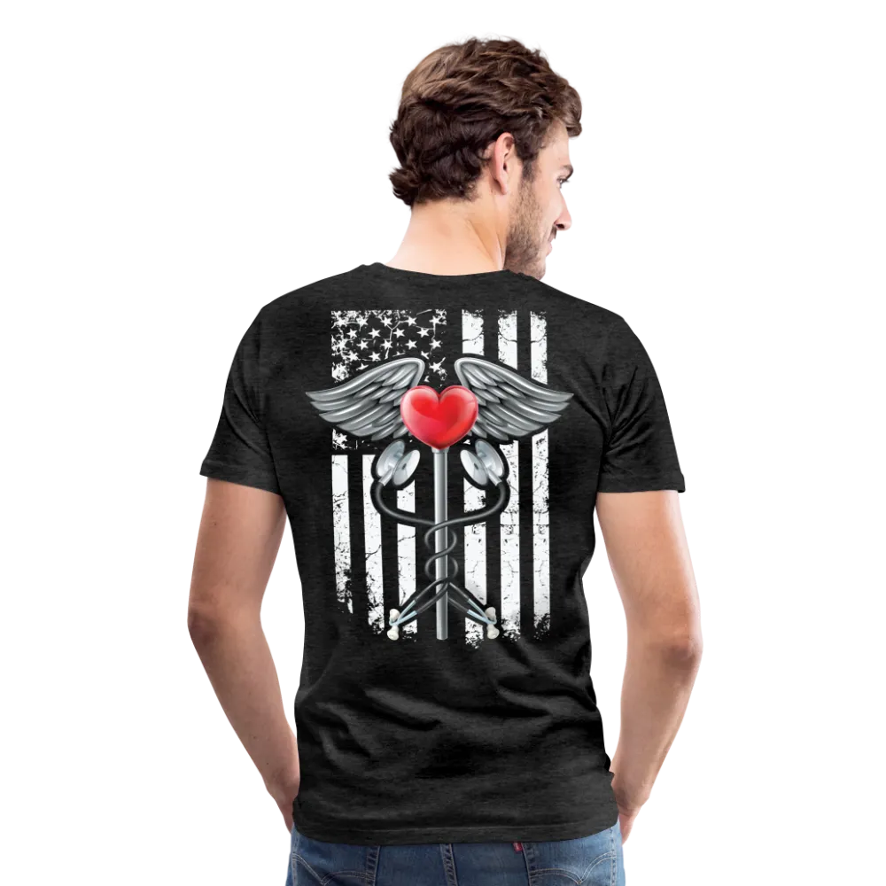Nurse Flag Men's Premium T-Shirt (CK1821)