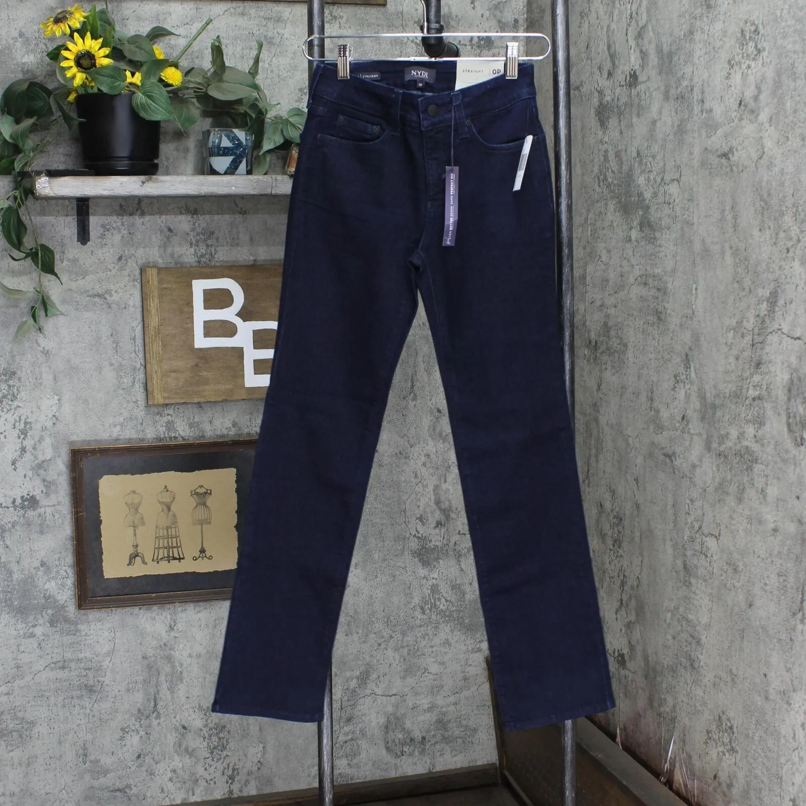 NYDJ Women's Petite Size Marilyn Straight Leg Jeans MDNM2013