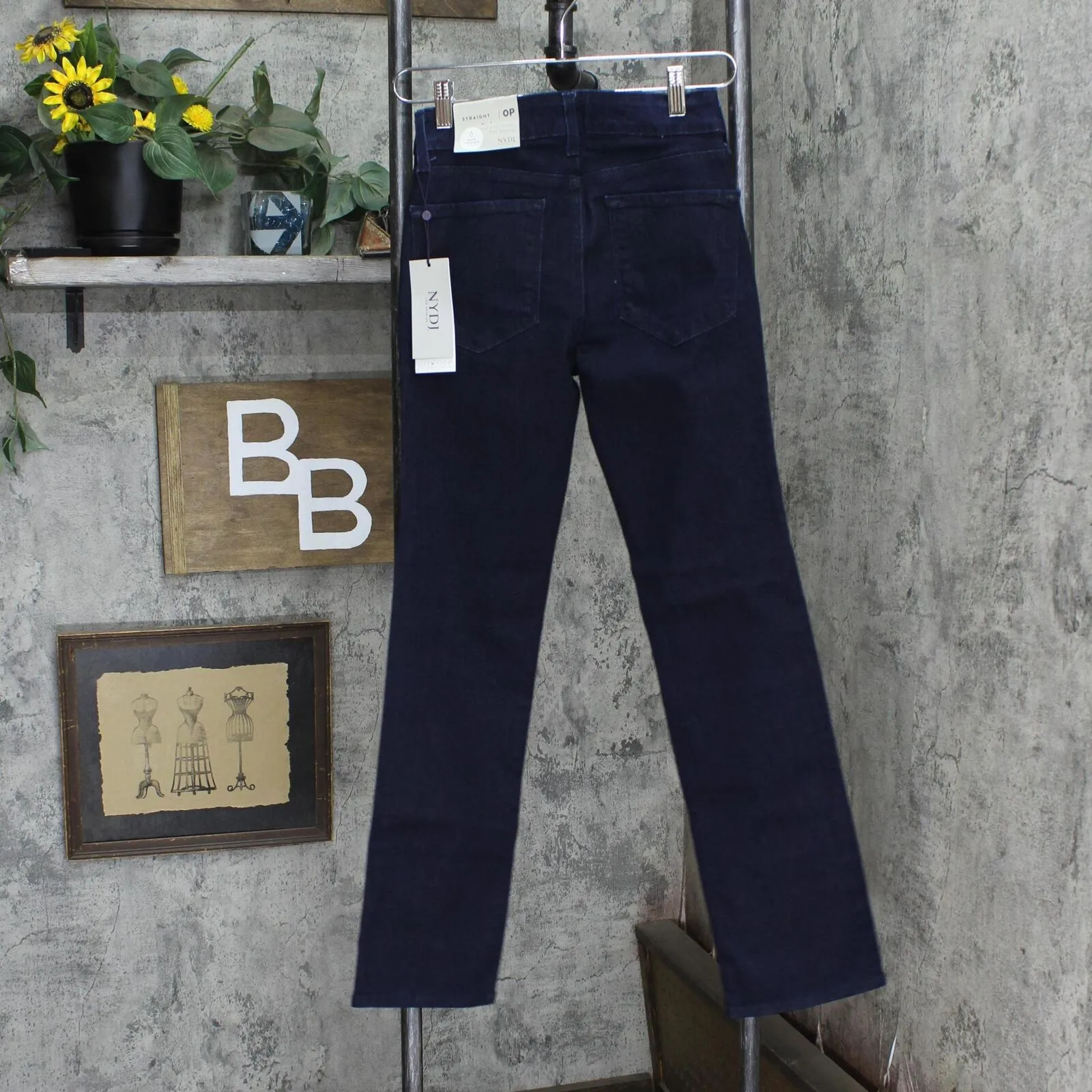 NYDJ Women's Petite Size Marilyn Straight Leg Jeans MDNM2013