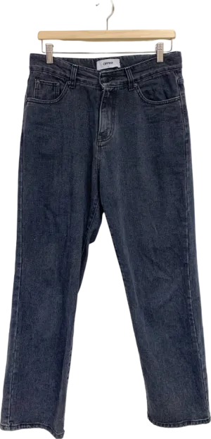 Offer Black Denim Jeans UK M