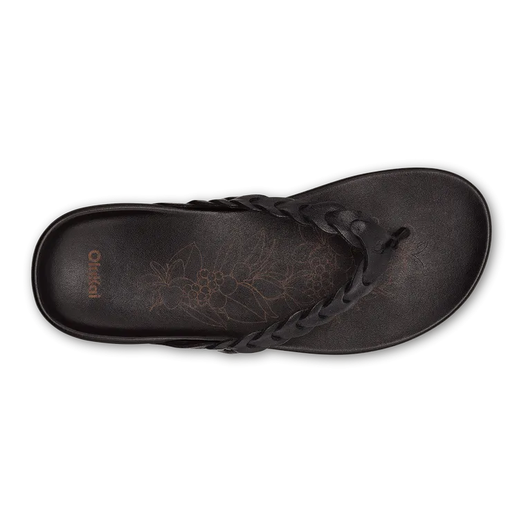 OluKai Lei Sandal - Lava Rock/Lava Rock