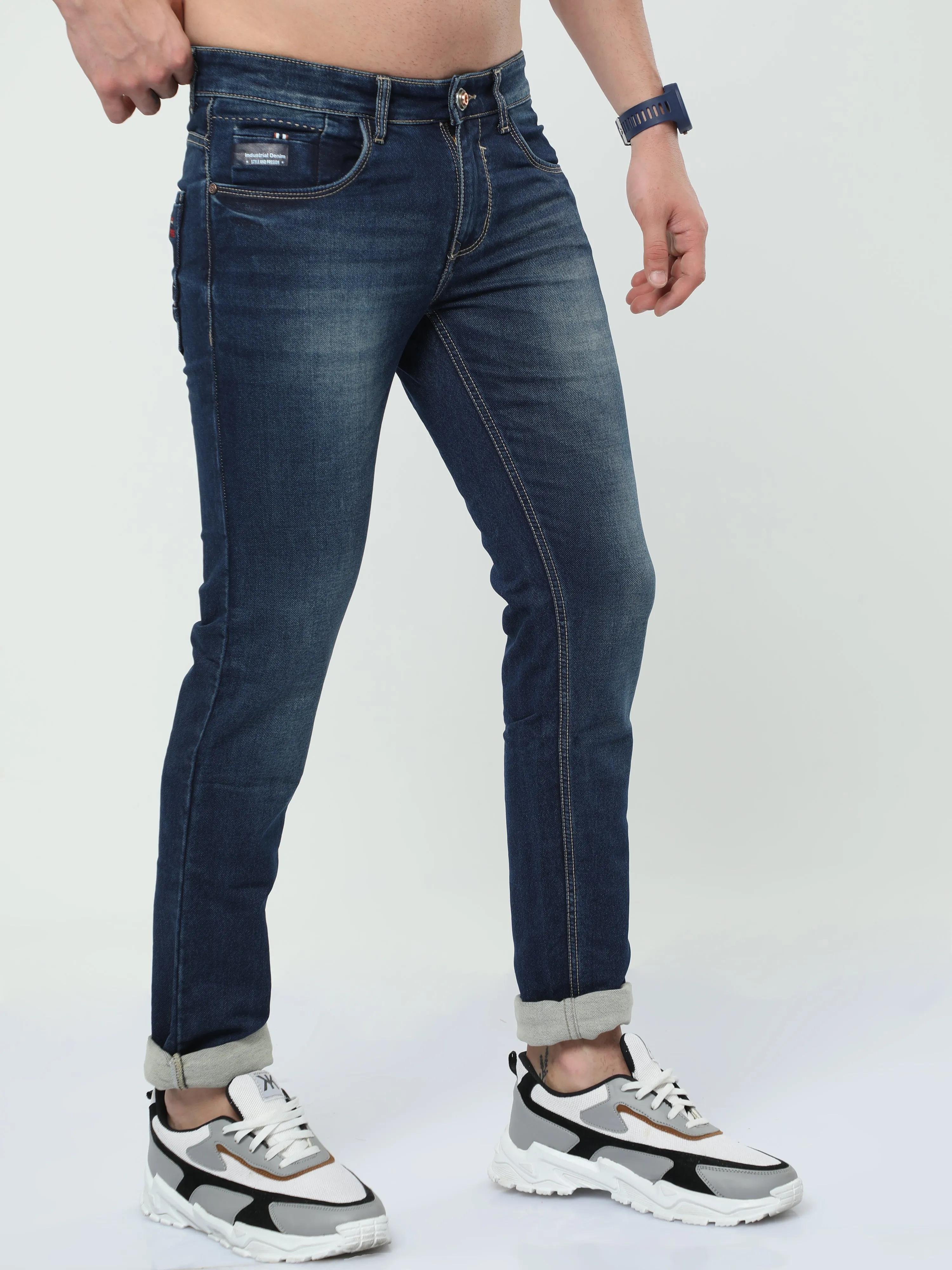 Onfire colorado Dark Blue Skinny Fit Jeans - A/511/1