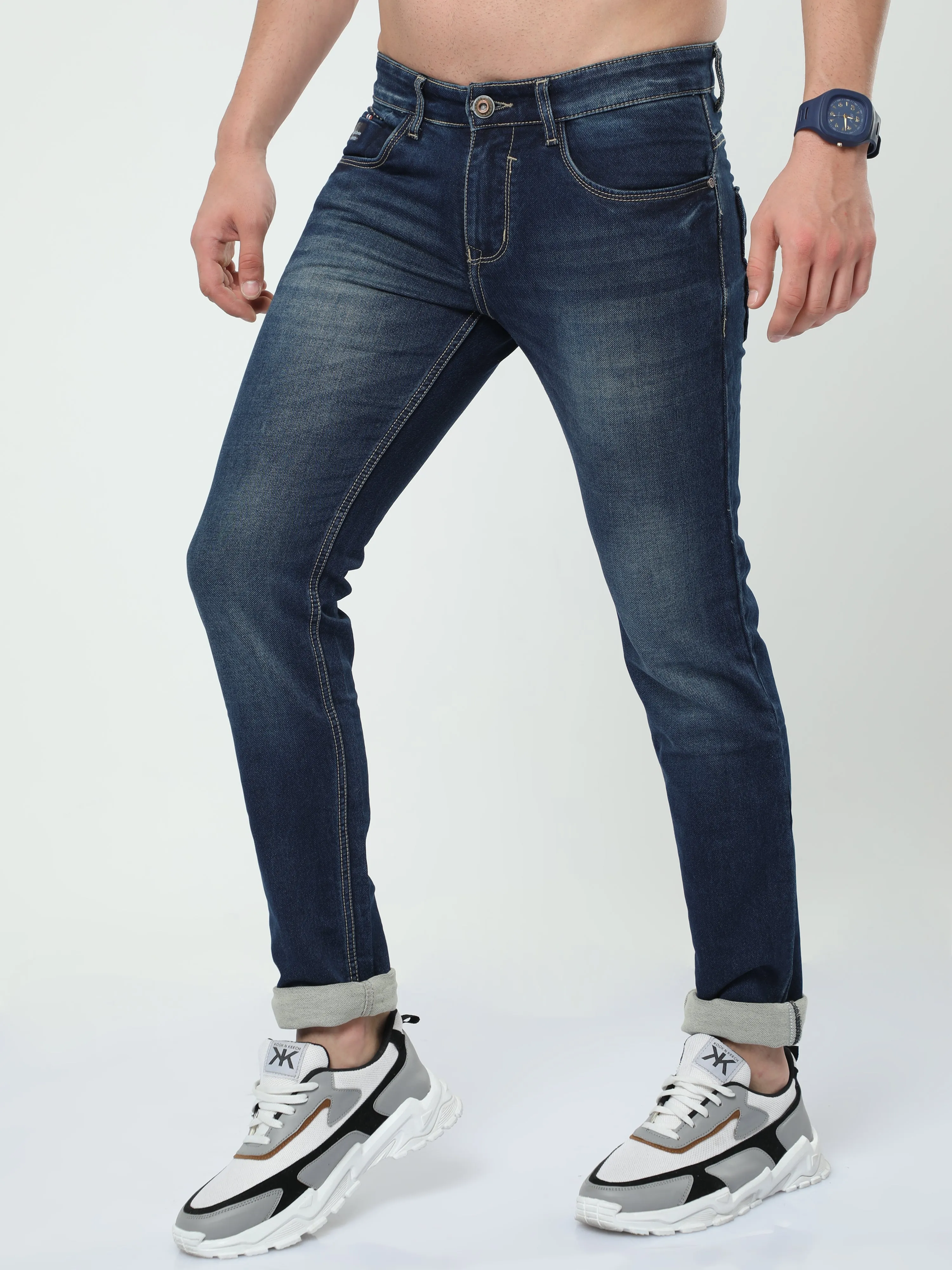 Onfire colorado Dark Blue Skinny Fit Jeans - A/511/1