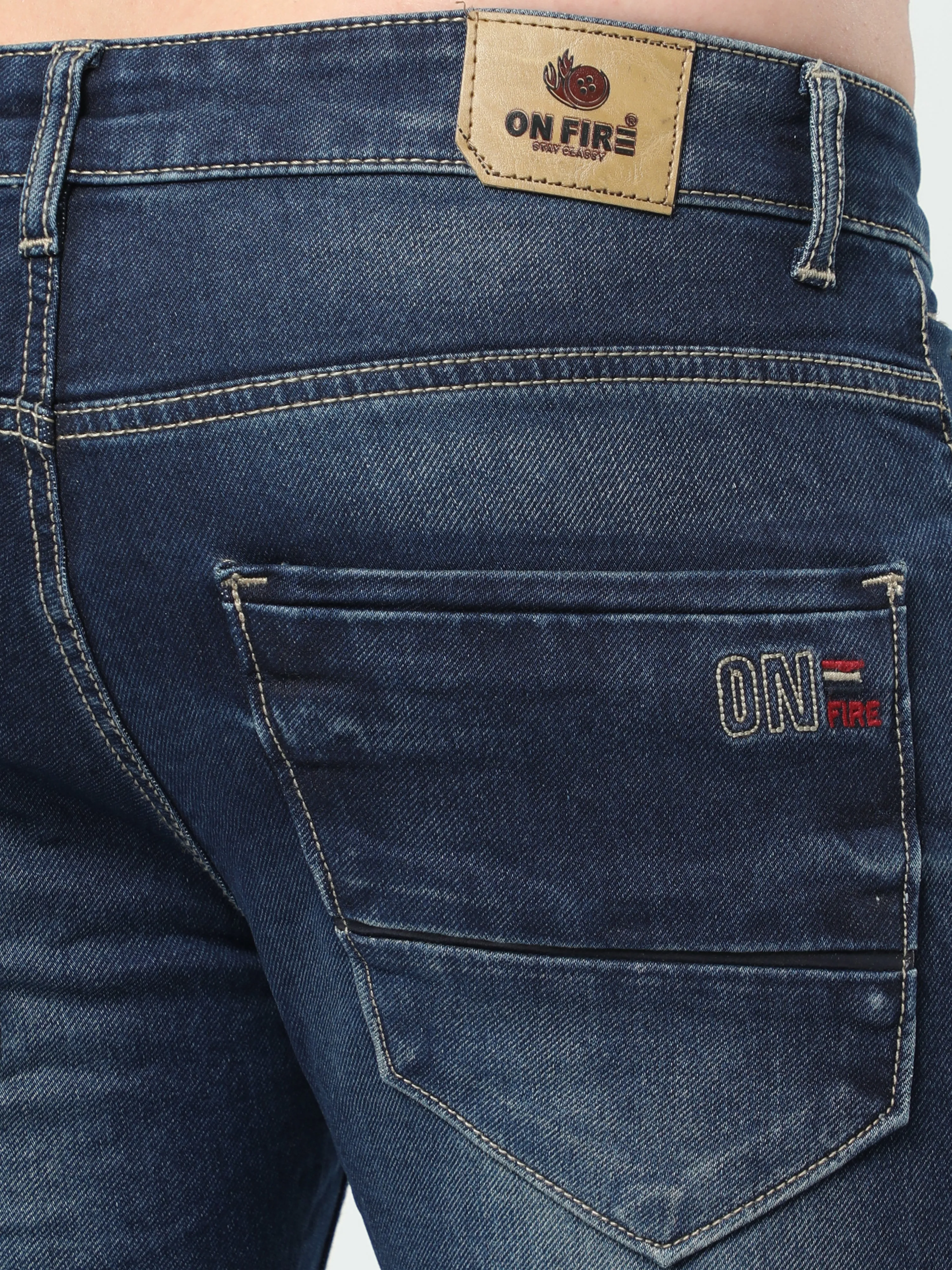 Onfire colorado Dark Blue Skinny Fit Jeans - A/511/1