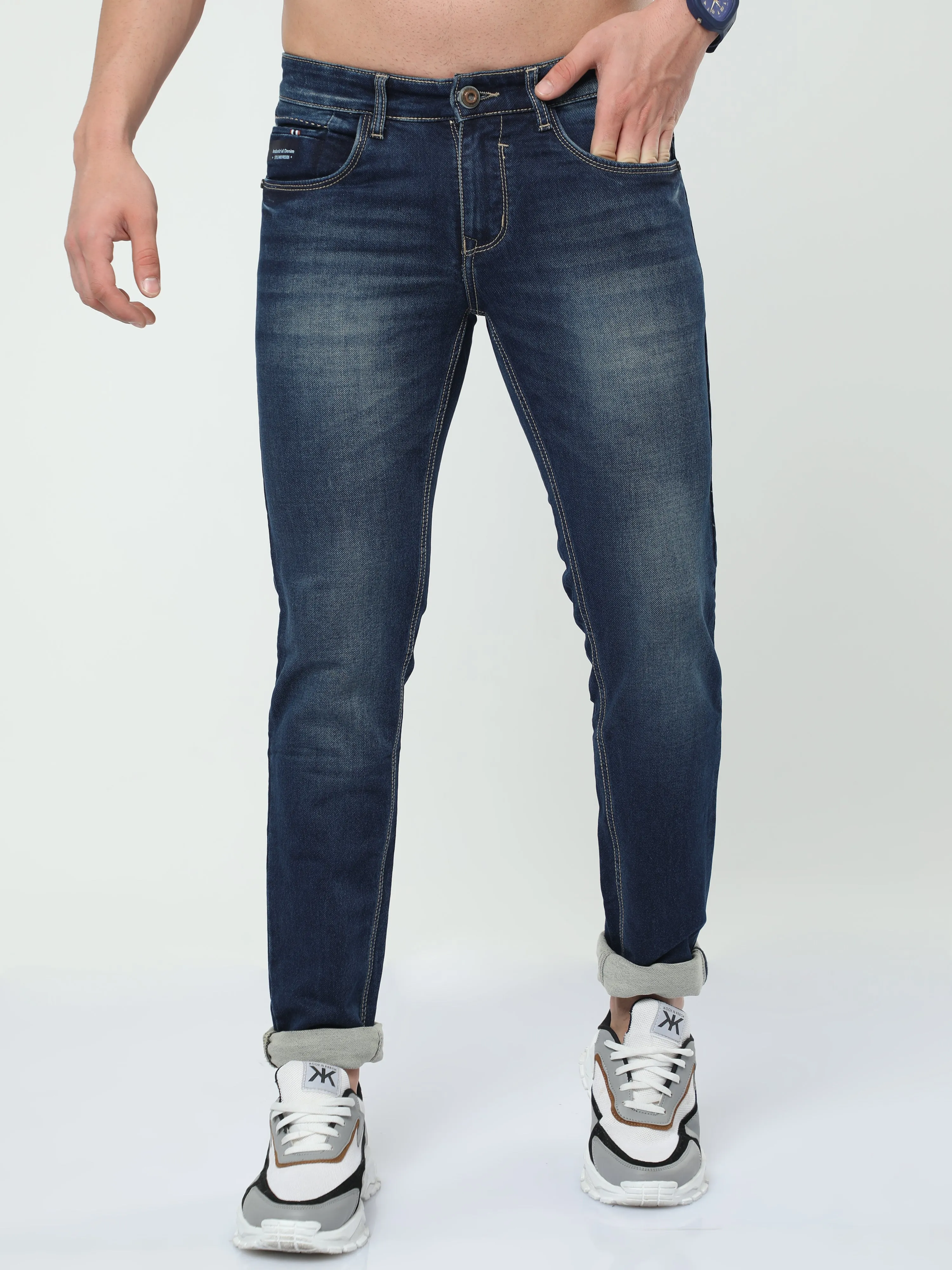 Onfire colorado Dark Blue Skinny Fit Jeans - A/511/1