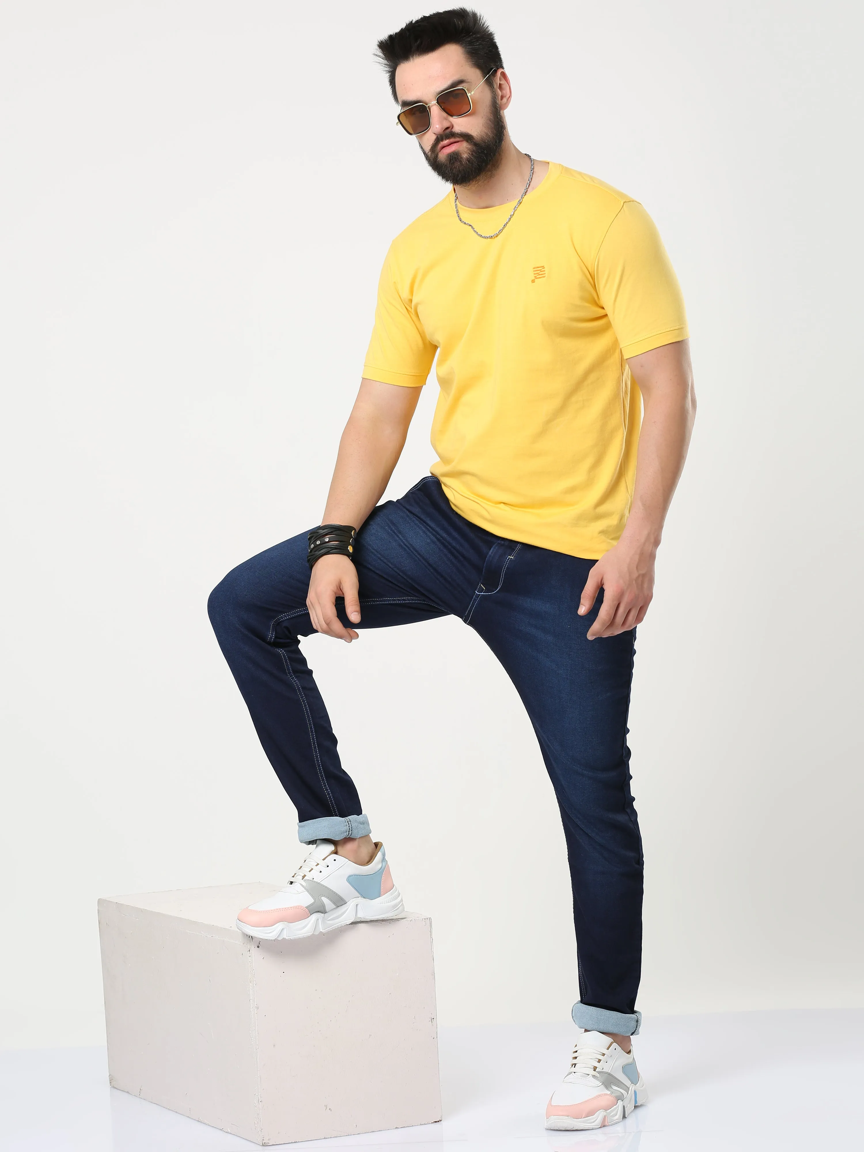 Onfire Plus Size Slim Fit Dark Blue A/646/1