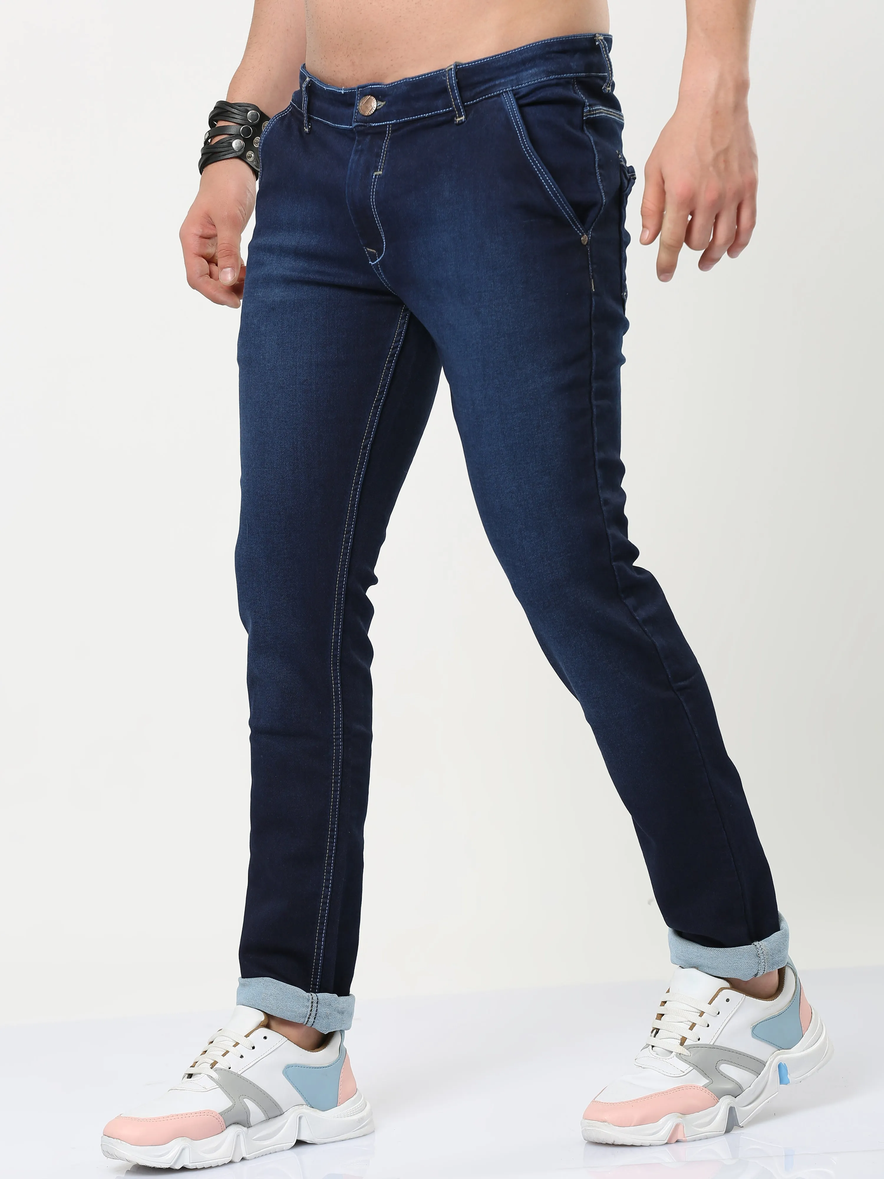 Onfire Plus Size Slim Fit Dark Blue A/646/1