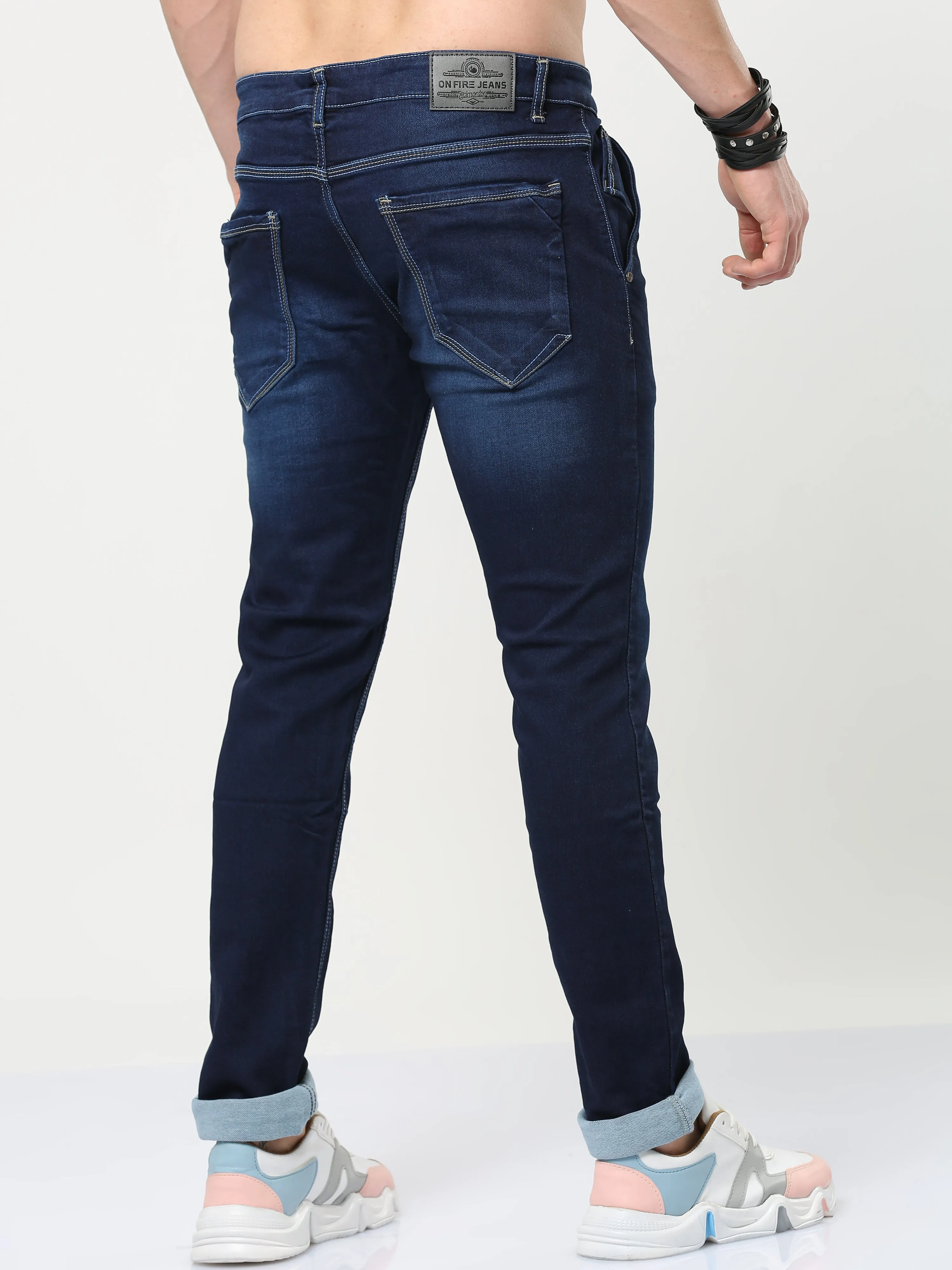 Onfire Plus Size Slim Fit Dark Blue A/646/1
