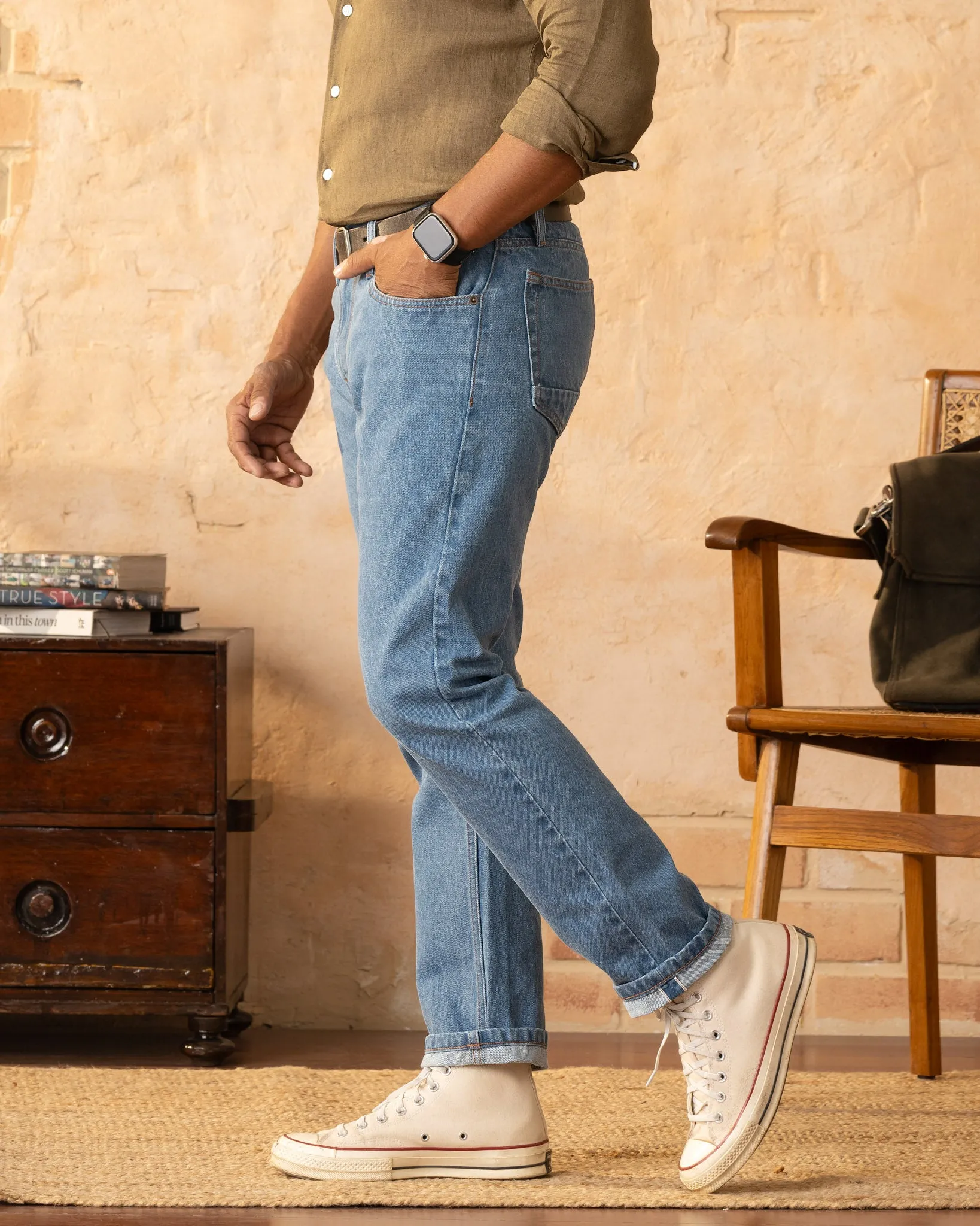Ontaké in Mid-weight Indian Selvedge