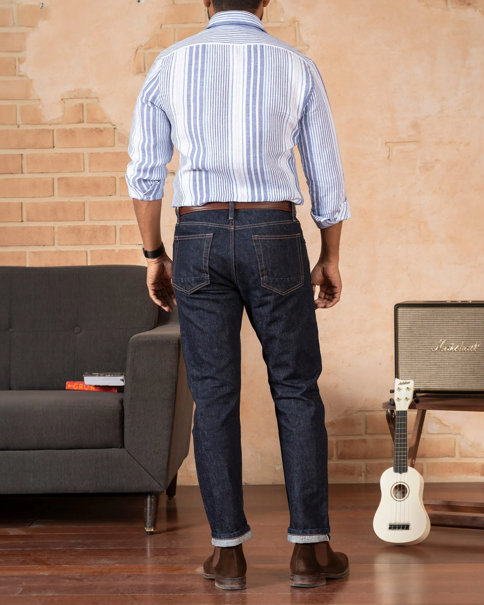 Ontaké in Mid-weight Indian Selvedge