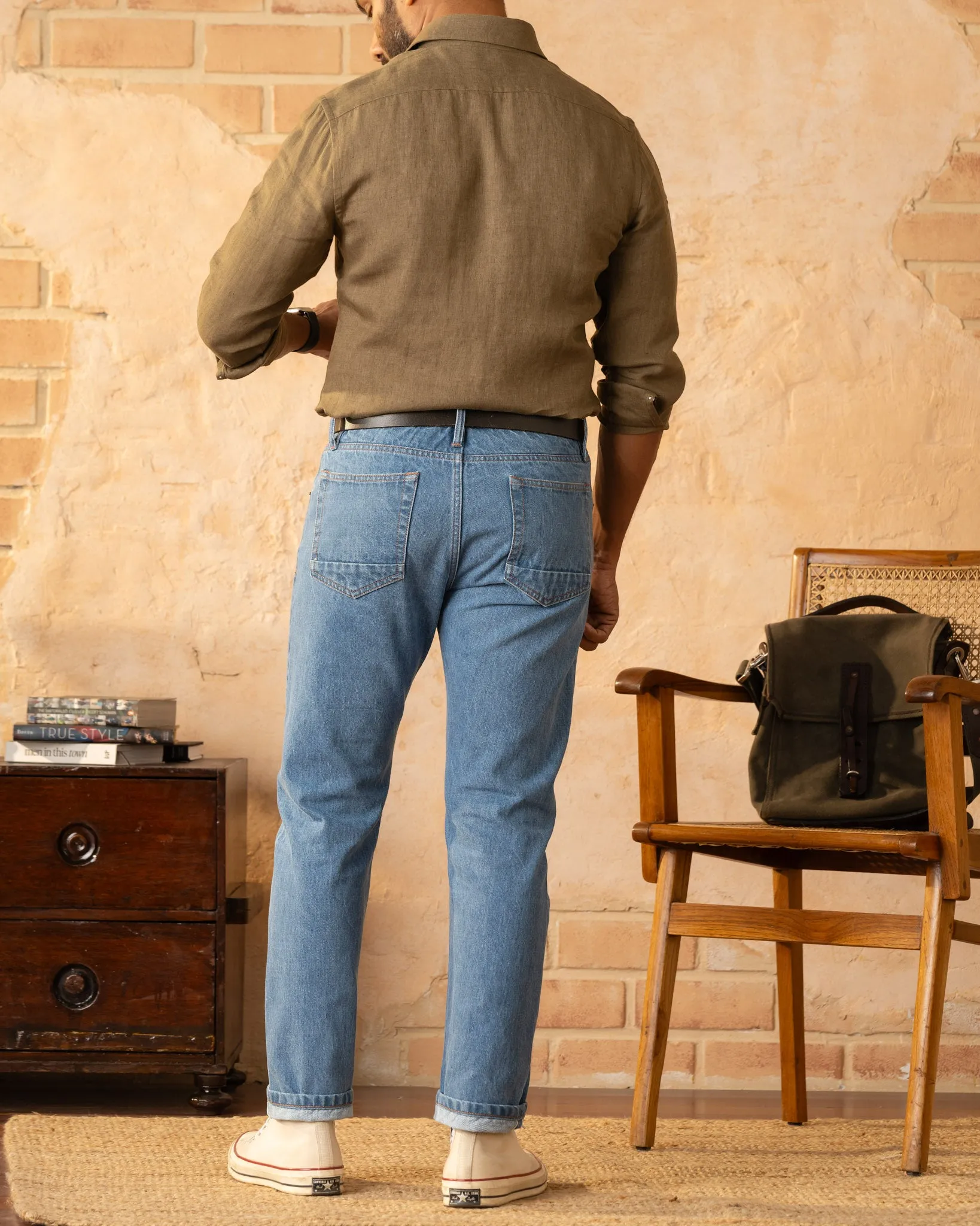 Ontaké in Mid-weight Indian Selvedge